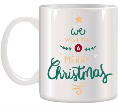 Kubek z nadrukiem prezent na mikołajki święta Boże Narodzenie