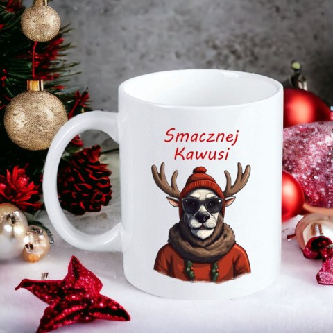 Kubek z nadrukiem prezent na mikołajki święta Boże Narodzenie