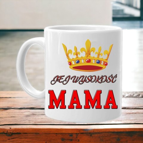 Kubek z nadrukiem śmieszny prezent dla mamy urodziny imieniny Dzień Matki