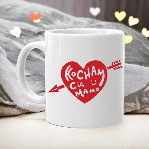 Kubek z nadrukiem śmieszny prezent dla mamy urodziny imieniny Dzień Matki