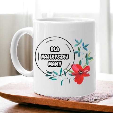 Kubek z nadrukiem śmieszny prezent dla mamy urodziny imieniny Dzień Matki