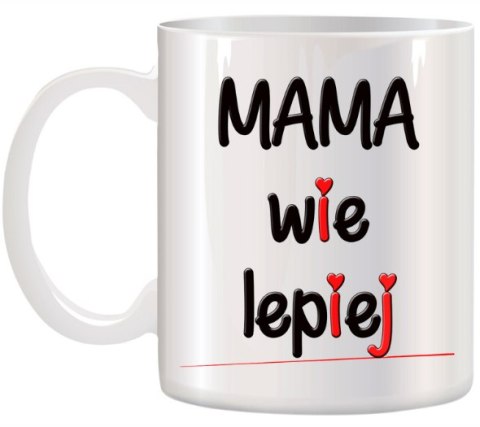 Kubek z nadrukiem śmieszny prezent dla mamy urodziny imieniny Dzień Matki