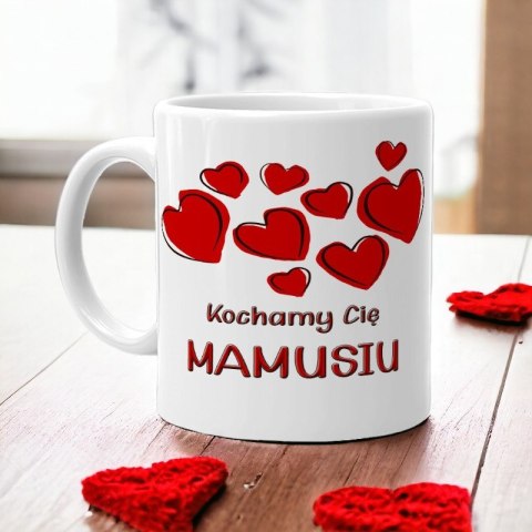 Kubek z nadrukiem śmieszny prezent dla mamy urodziny imieniny Dzień Matki