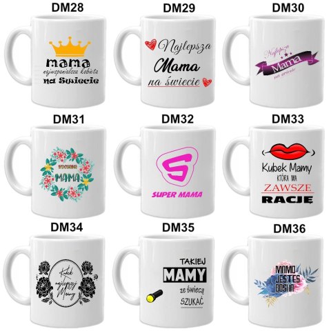 Kubek z nadrukiem śmieszny prezent dla mamy urodziny imieniny Dzień Matki