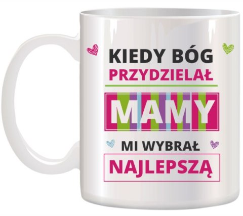 Kubek z nadrukiem śmieszny prezent dla mamy urodziny imieniny Dzień Matki