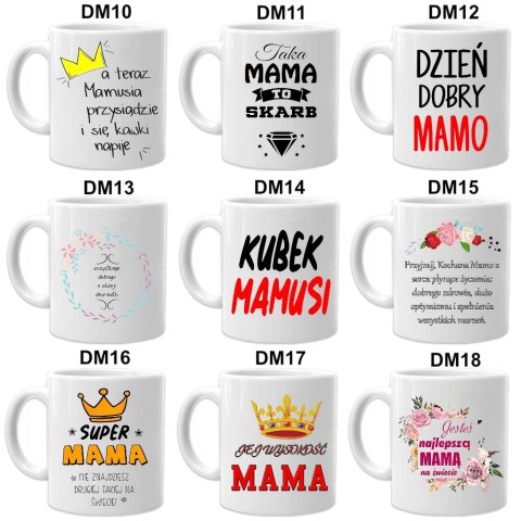 Kubek z nadrukiem śmieszny prezent dla mamy urodziny imieniny Dzień Matki