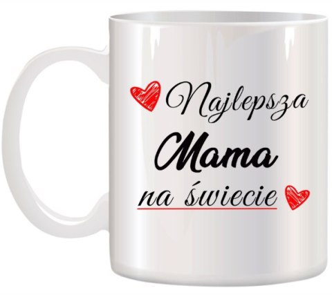 Kubek z nadrukiem śmieszny prezent dla mamy urodziny imieniny Dzień Matki
