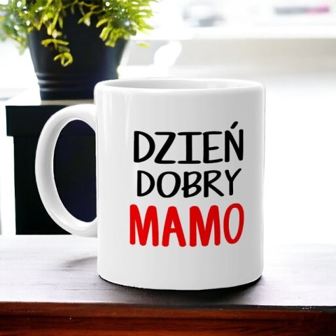 Kubek z nadrukiem śmieszny prezent dla mamy urodziny imieniny Dzień Matki