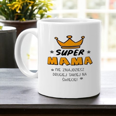 Kubek z nadrukiem śmieszny prezent dla mamy urodziny imieniny Dzień Matki