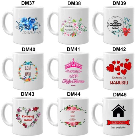 Kubek z nadrukiem śmieszny prezent dla mamy urodziny imieniny Dzień Matki
