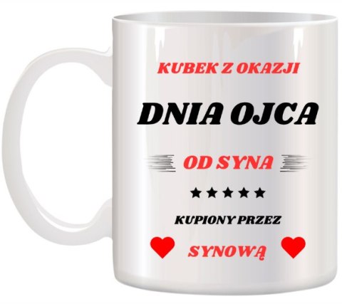 Kubek z nadrukiem śmieszny prezent dla taty urodziny imieniny Dzień Ojca