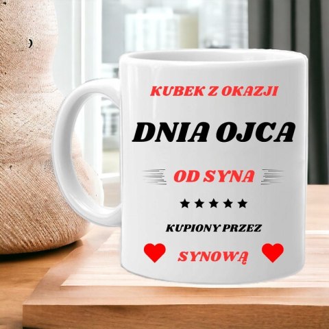 Kubek z nadrukiem śmieszny prezent dla taty urodziny imieniny Dzień Ojca