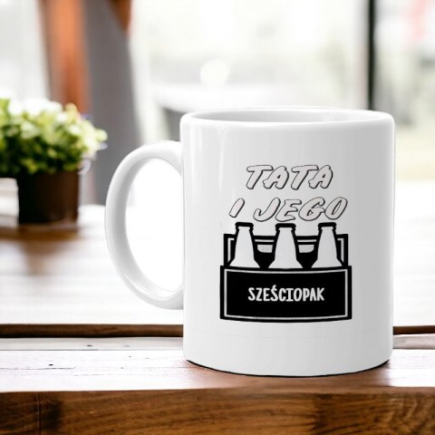 Kubek z nadrukiem śmieszny prezent dla taty urodziny imieniny Dzień Ojca