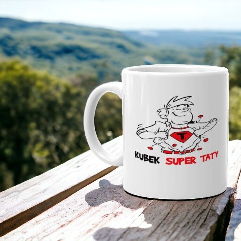 Kubek z nadrukiem śmieszny prezent dla taty urodziny imieniny Dzień Ojca