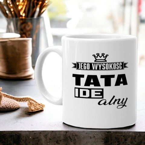 Kubek z nadrukiem śmieszny prezent dla taty urodziny imieniny Dzień Ojca