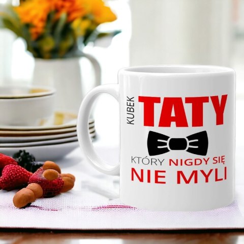 Kubek z nadrukiem śmieszny prezent dla taty urodziny imieniny Dzień Ojca