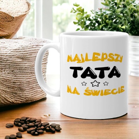 Kubek z nadrukiem śmieszny prezent dla taty urodziny imieniny Dzień Ojca