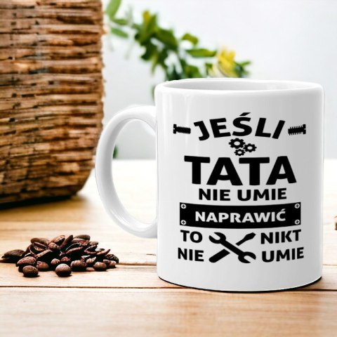 Kubek z nadrukiem śmieszny prezent dla taty urodziny imieniny Dzień Ojca