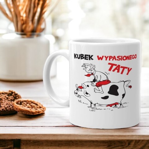 Kubek z nadrukiem śmieszny prezent dla taty urodziny imieniny Dzień Ojca