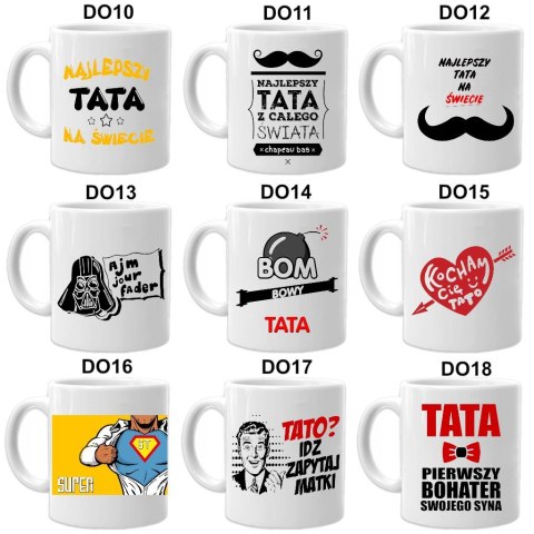 Kubek z nadrukiem śmieszny prezent dla taty urodziny imieniny Dzień Ojca