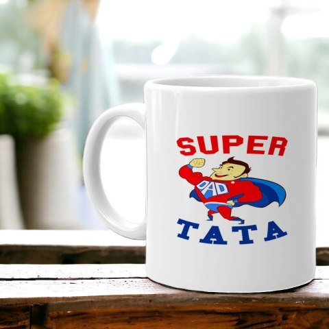 Kubek z nadrukiem śmieszny prezent dla taty urodziny imieniny Dzień Ojca