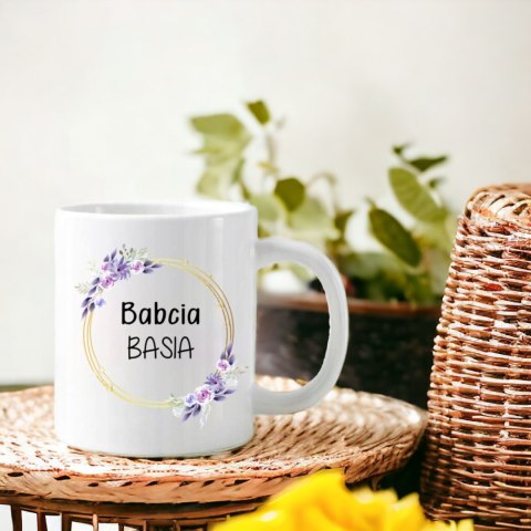 Kubek z nadrukiem śmieszny prezent Dzień Babci urodziny imieniny babcia