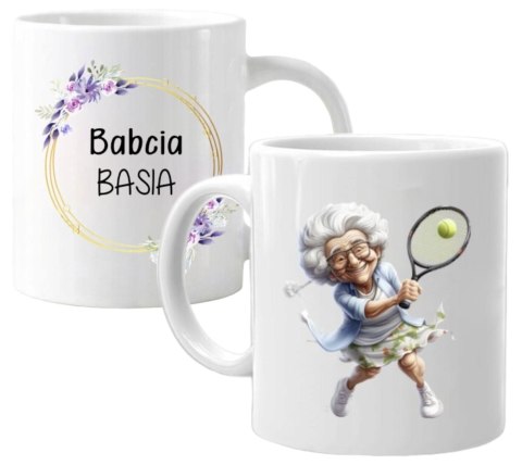 Kubek z nadrukiem śmieszny prezent Dzień Babci urodziny imieniny babcia