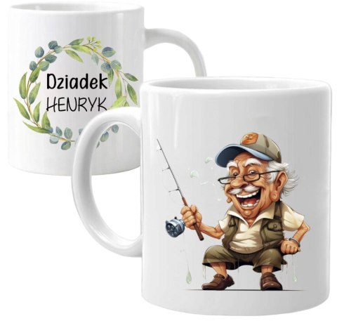 Kubek z nadrukiem śmieszny prezent Dzień Dziadka urodziny imieniny dziadek