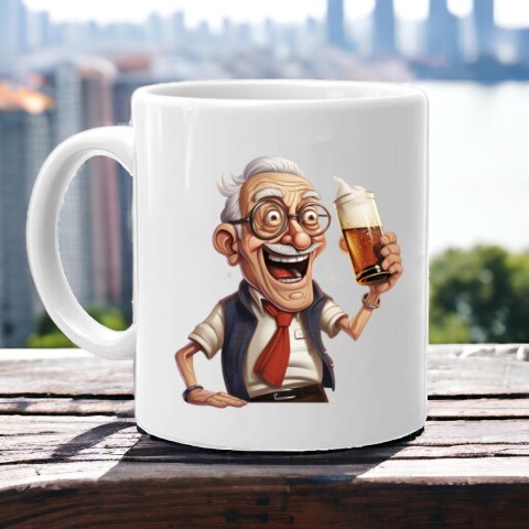 Kubek z nadrukiem śmieszny prezent Dzień Dziadka urodziny imieniny dziadek