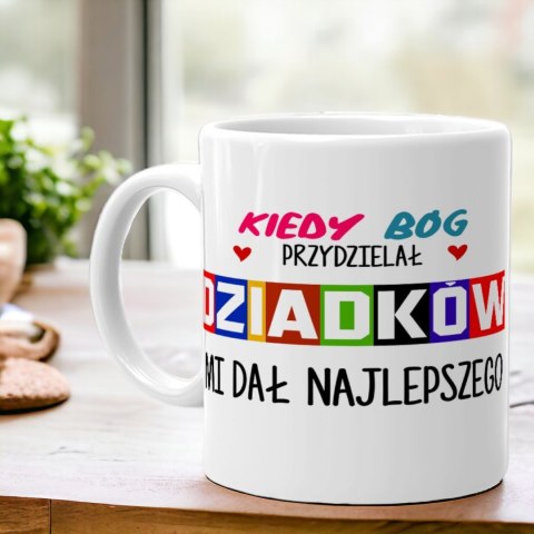 Kubek z nadrukiem śmieszny prezent Dzień Dziadka urodziny imieniny dziadek