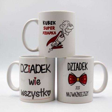 Kubek z nadrukiem śmieszny prezent Dzień Dziadka urodziny imieniny dziadek