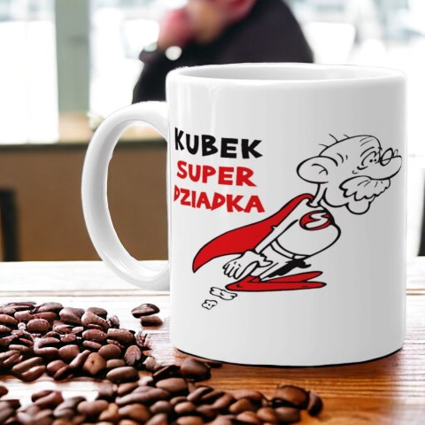 Kubek z nadrukiem śmieszny prezent Dzień Dziadka urodziny imieniny dziadek
