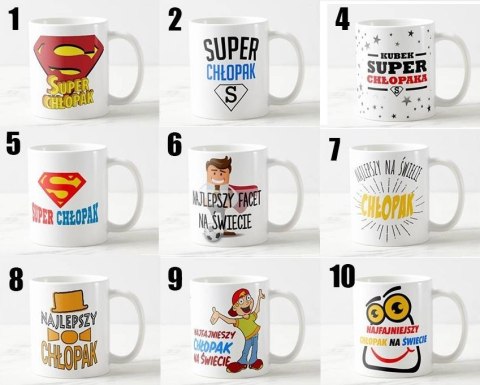 Kubek z nadrukiem imię prezent Dzień chłopaka kolegi urodziny imieniny