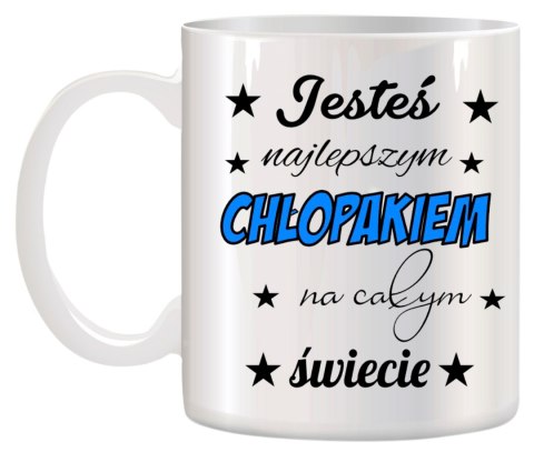 Kubek z nadrukiem imię prezent Dzień chłopaka kolegi urodziny imieniny