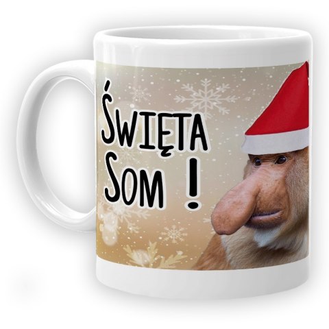 Kubek z nadrukiem prezent na mikołajki święta Boże Narodzenie