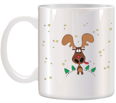 Kubek z nadrukiem prezent na mikołajki święta Boże Narodzenie