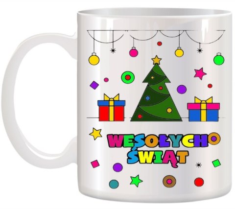 Kubek z nadrukiem prezent na mikołajki święta Boże Narodzenie