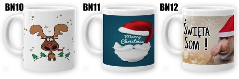 Kubek z nadrukiem prezent na mikołajki święta Boże Narodzenie