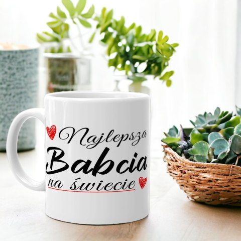 Kubek z nadrukiem śmieszny prezent Dzień Babci urodziny imieniny babcia