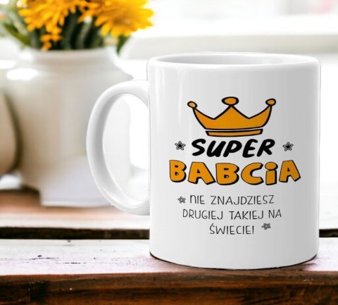 Kubek z nadrukiem śmieszny prezent Dzień Babci urodziny imieniny babcia