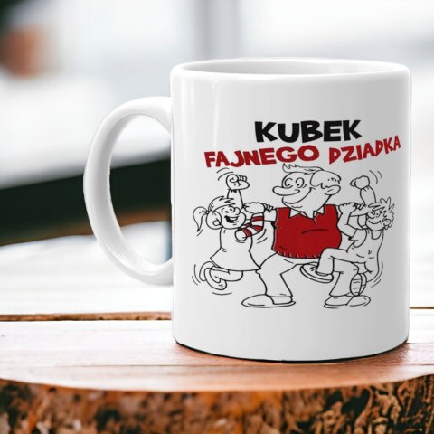 Kubek z nadrukiem śmieszny prezent Dzień Dziadka urodziny imieniny dziadek