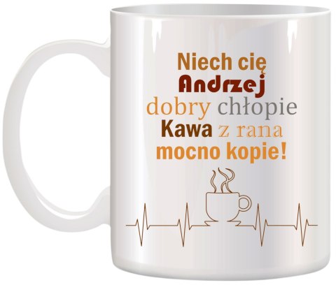 Kubek prezent na Andrzejki dla andrzeja z nadrukiem