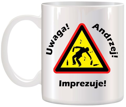 Kubek prezent na Andrzejki dla andrzeja z nadrukiem