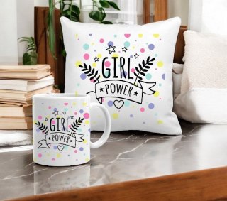 PODUSZKA I KUBEK PREZENT DZIEŃ KOBIET DLA KOLEŻANKI DZIEWCZYNY MAMY WZORY