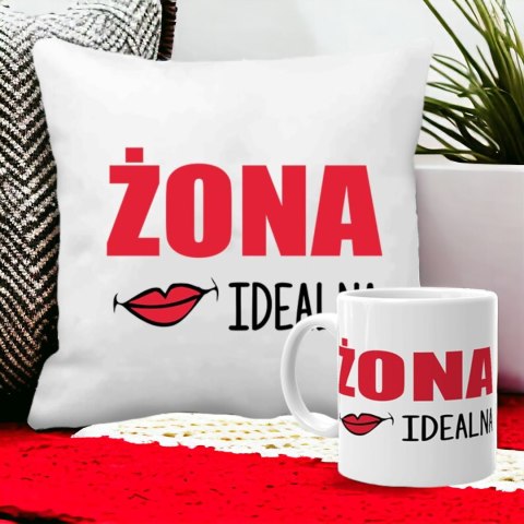 Poduszka i kubek prezent Walentynki dla dziewczyny chłopaka żony męża wzory