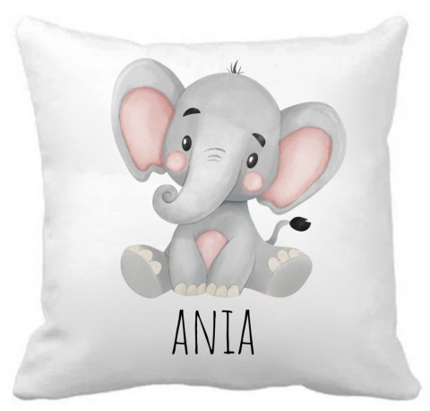 Poduszka z imieniem dziecka dla chłopca dziewczynki do przedszkola wzory