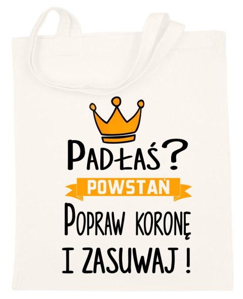 Torba bawełniana premium na zakupy z nadrukiem prezent Dzień Kobiet