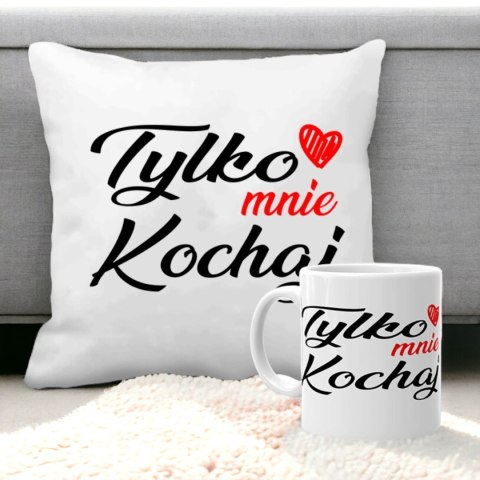 Poduszka i kubek prezent Walentynki dla dziewczyny chłopaka żony męża wzory