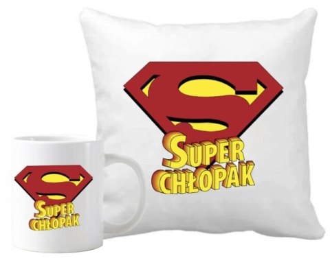 Poduszka i kubek śmieszny prezent Dzień chłopaka kolegi urodziny imieniny