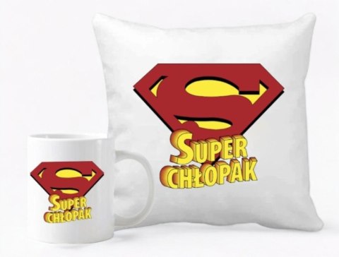 Poduszka i kubek śmieszny prezent Dzień chłopaka kolegi urodziny imieniny